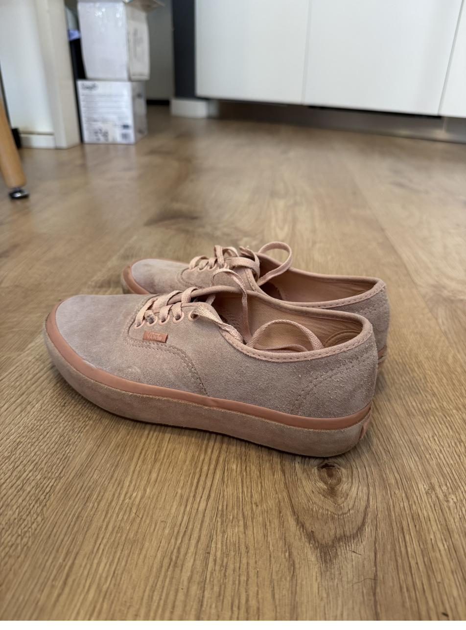 Vans Authentic camurça rosa, tamanho 39